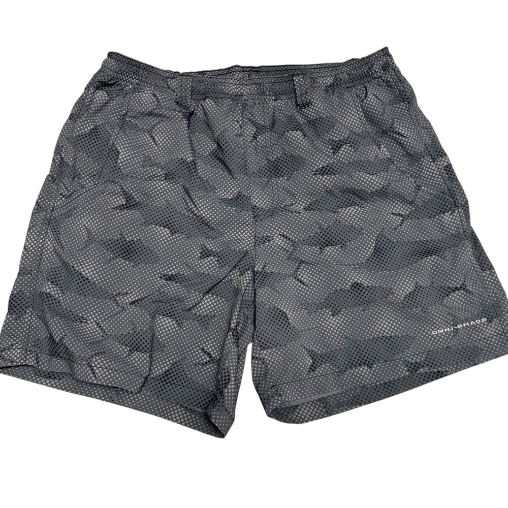 Columbia Men's PFG Swim Trunks | Fish Camo | Size Small 6" Inseam